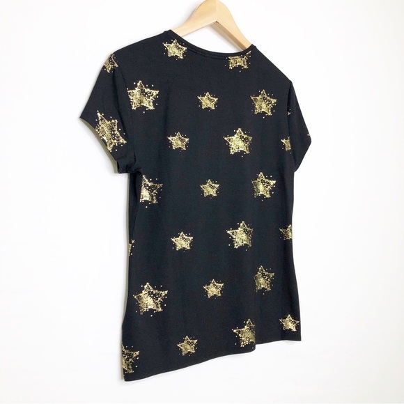 Ted baker, black gold star T-shirt - Picture 8 of 10